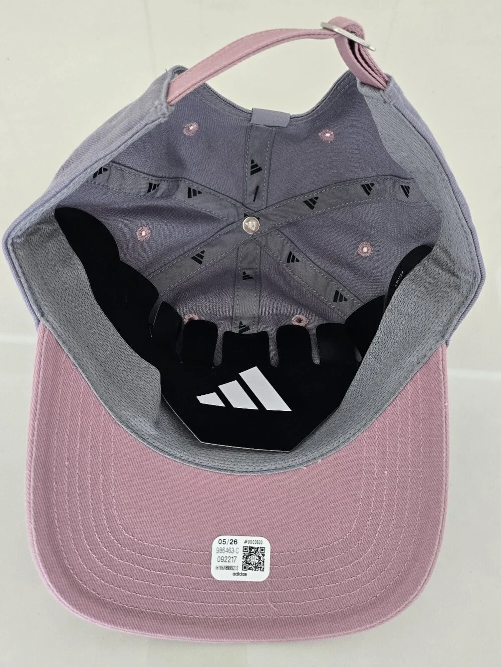 Adidas Athletics Women's Two-Tone Cap - Slate Grey And Magic Mauve Purple - OS